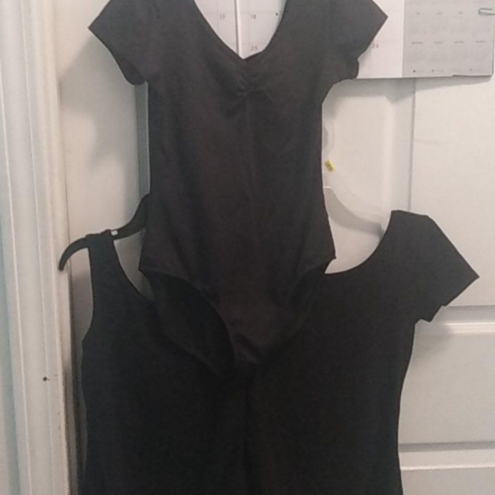 Girls Danskin Now Leotard bundle of 3